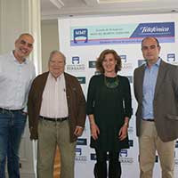 Patricia Rosety, junto con el resto de participantes del debate