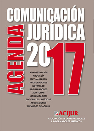 Portada Agenda Comunicación Jurídica 2017 ACIJUR