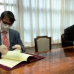 José Ángel Martínez Sanchiz (derecha) y Juan Duarte