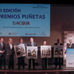 El Colectivo Jurídico de La Palma recoge el Premio Periféricas de la mano de Gabriela Bravo, consejera de Justicia, Interior y Administración Pública de la Generalitat Valenciana y Javíer Íscar, presidente de la Asociación Europea de Arbitraje.