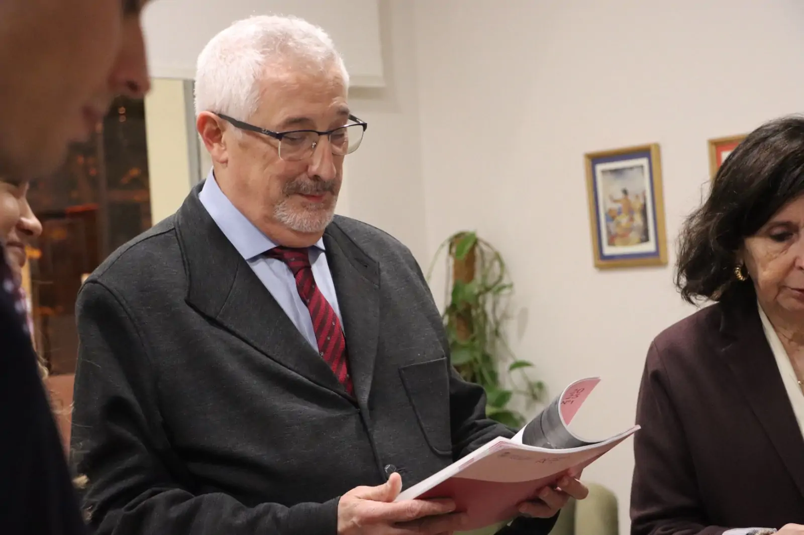 El presidente de ACIJUR, Xavier Gil Pecharromán, en la presentación de la revista 'Futuro Legal' del ICAM.